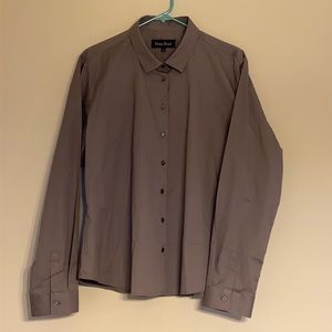 gray button up